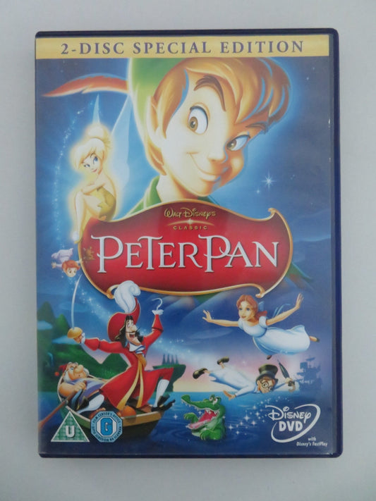 PETER PAN - 2 DISC SPECIAL EDITION (DVD) DISNEY BOBBY DRISCOLL 1953 REGION 2 Movie posters