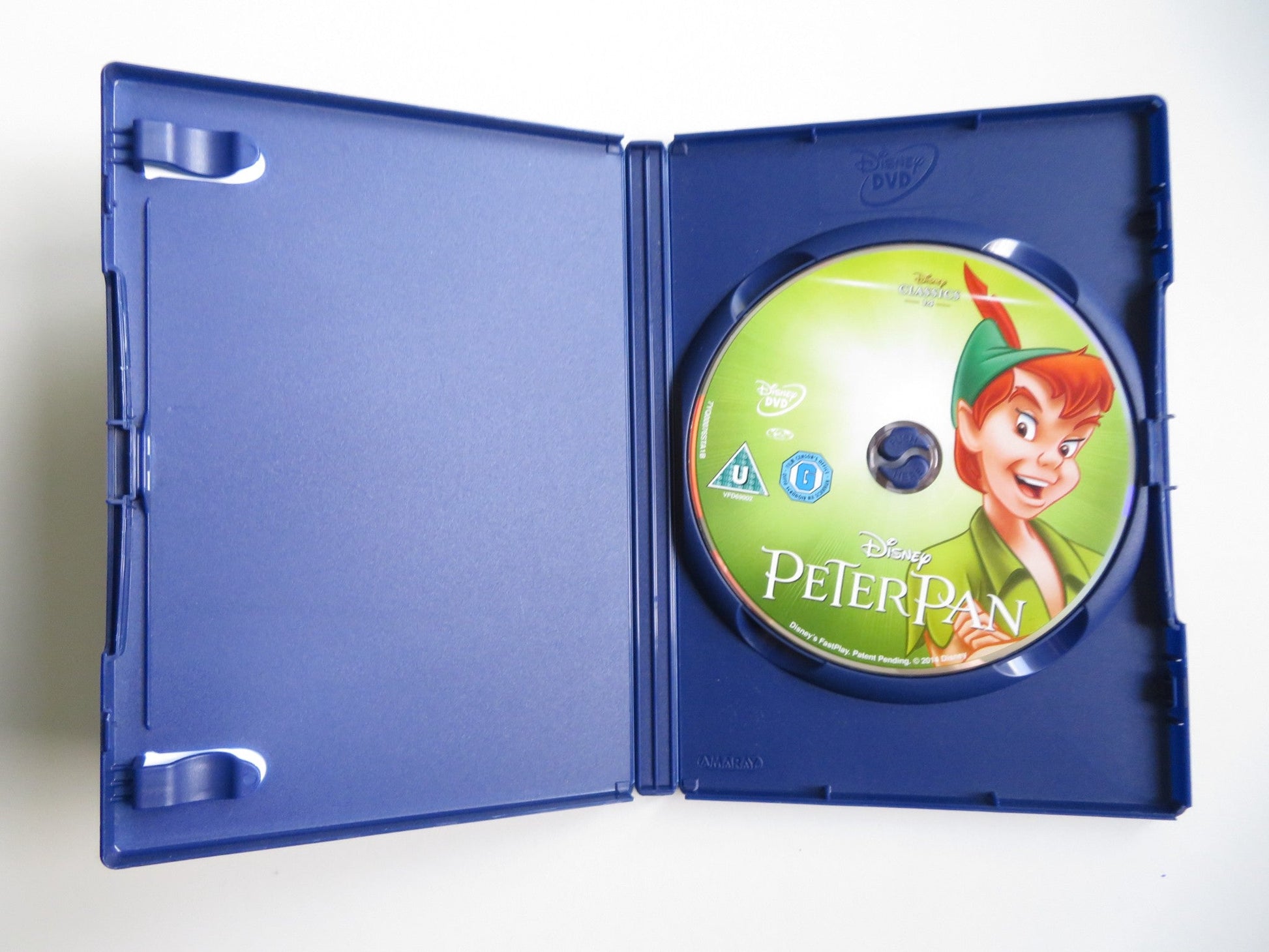 PETER PAN - B (DVD) DISNEY BOBBY DRISCOLL KATHRYN BEAUMONT 1953 REGION 2 - Rendezvous Cinema