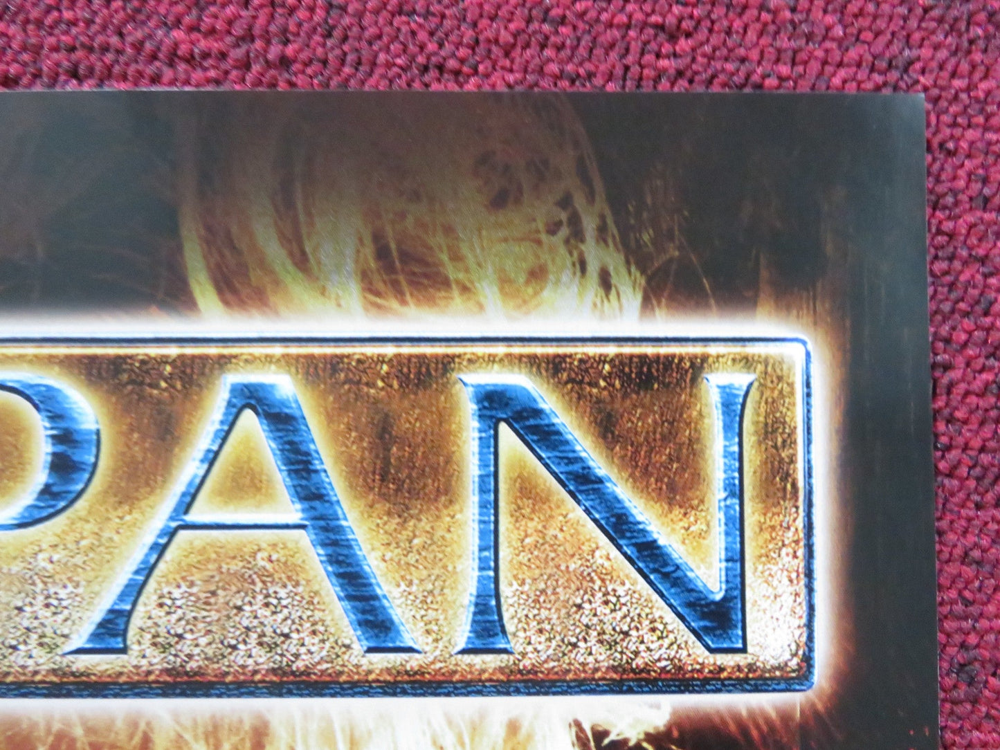 PETER PAN DVD & VHS VIDEO POSTER JASON ISAACS JEREMY SUMPTER 2004 Rendezvous Cinema Movie posters