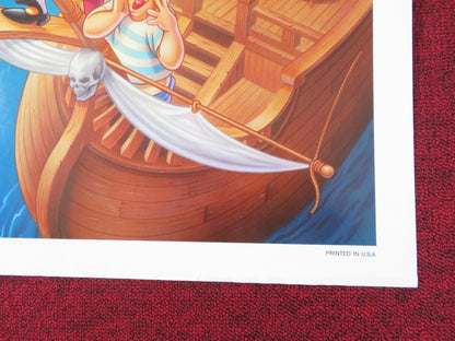 PETER PAN FOLDED US ONE SHEET POSTER BOBBY DRISCOLL KATHRYN BEAUMONT 1989 Rendezvous Cinema Movie posters