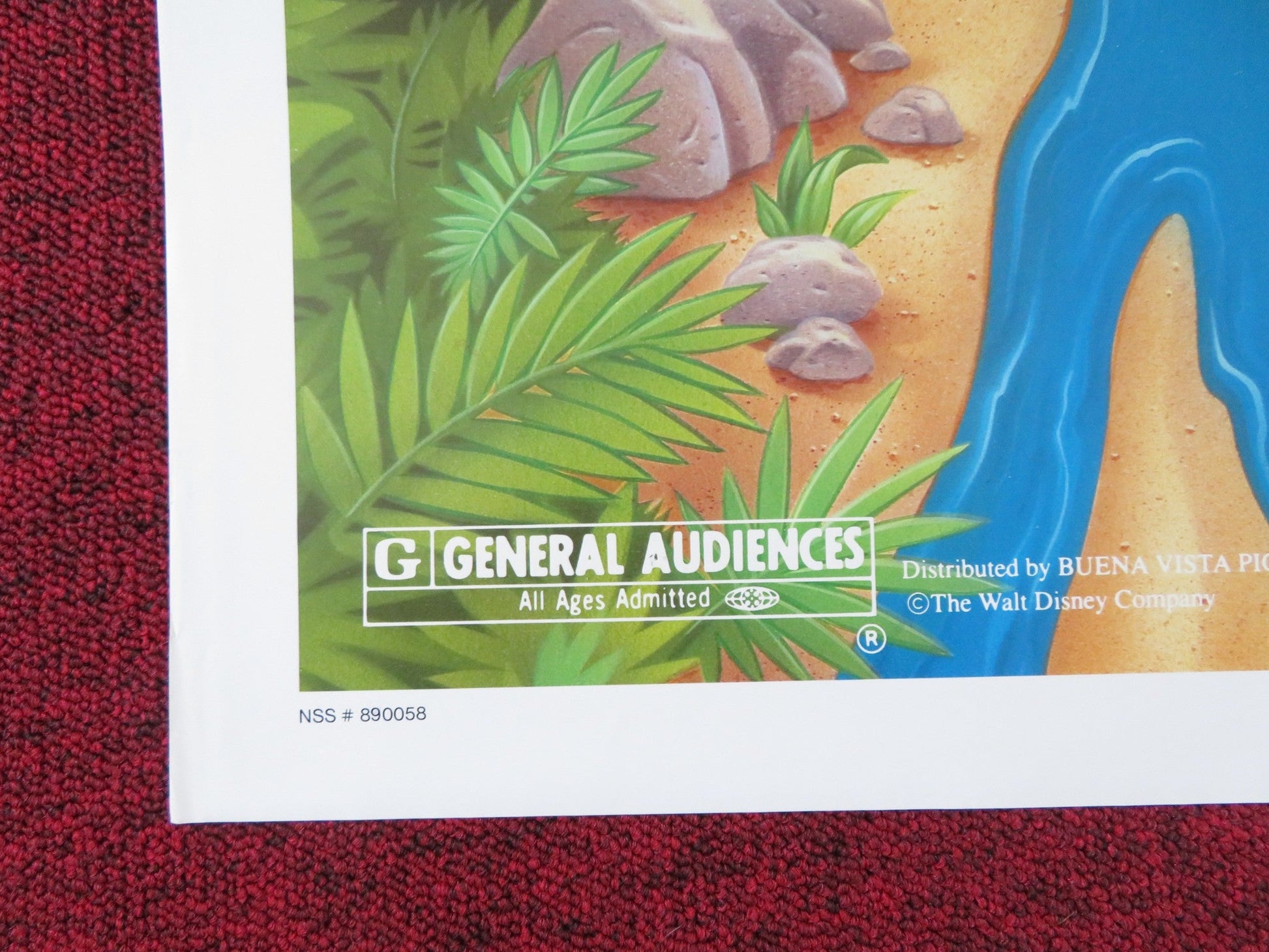 PETER PAN FOLDED US ONE SHEET POSTER BOBBY DRISCOLL KATHRYN BEAUMONT 1989 Rendezvous Cinema Movie posters