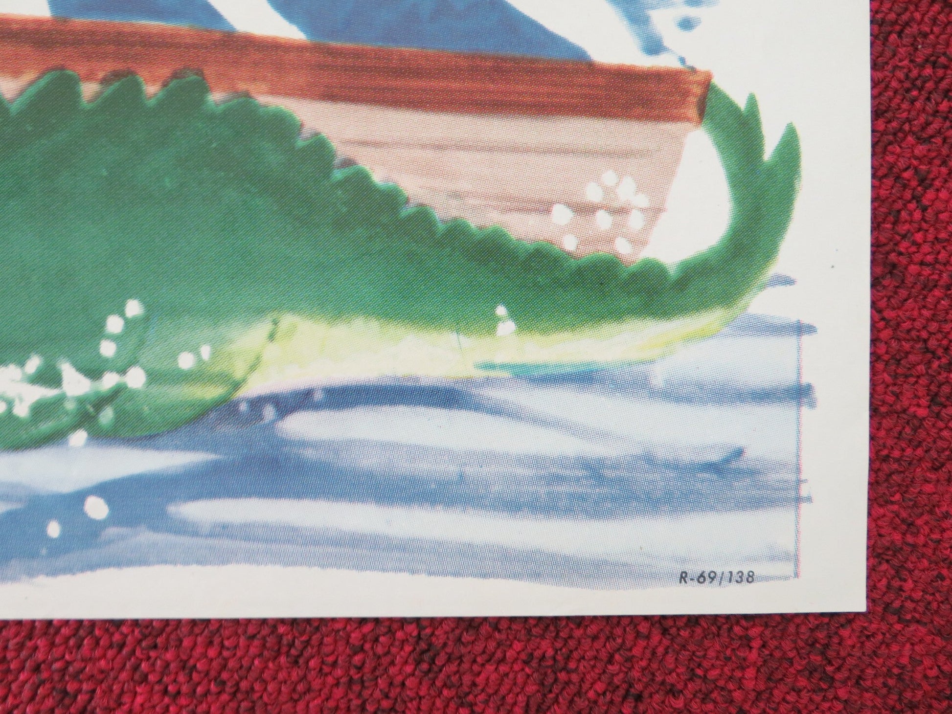 PETER PAN FOLDED US ONE SHEET POSTER DISNEY BOBBY DRISCOLL K. BEAUMONT R1969 Movie posters