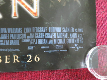 PETER PAN UK QUAD ROLLED POSTER JASON ISAACS JEREMY SUMPTER 2003 Movie posters