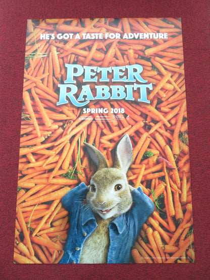Peter Rabbit - B US One Sheet Rolled Poster James Corden Domhnall Gleeson 2018 Movie posters