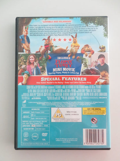 PETER RABBIT (DVD) JAMES CORDON DOMHNALL GLEESON 2018 REGION 2 - Rendezvous Cinema