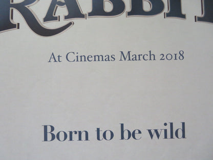 PETER RABBIT UK QUAD ROLLED POSTER JAMES CORDEN ROSE BYRNE 2018 Rendezvous Cinema Movie posters