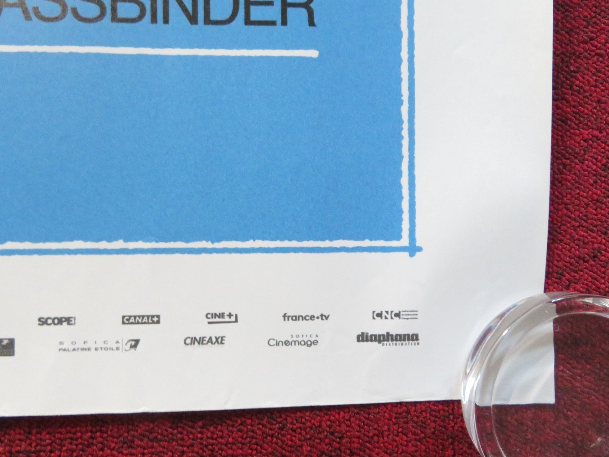 PETER VON KANT UK QUAD ROLLED POSTER DENIS MENOCHET ISABELLE ADJANI 2022 Rendezvous Cinema Movie posters