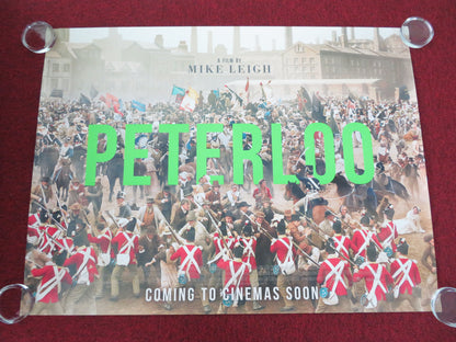 Peterloo - A UK Quad Rolled Poster Rory Kinnear Maxine Peake 2018 Movie posters