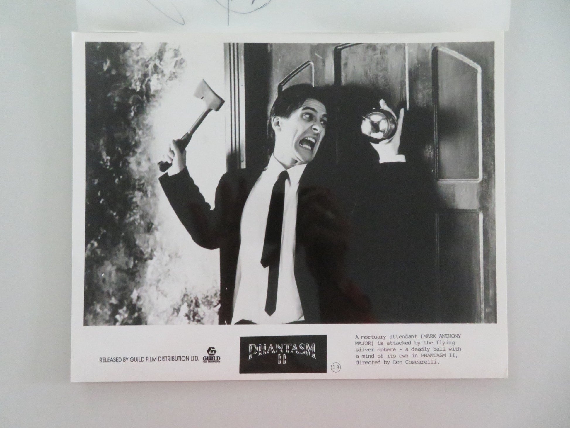 PHANTASM II MOVIE STILL PHOTO LOT OF 2 MARK MAJOR JAMES LE GROS 1988 Movie posters