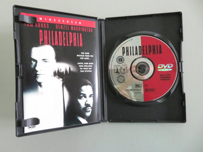 PHILADELPHIA (DVD) TOM HANKS DENZEL WASHINGTON 1993 REGION 2 Movie posters