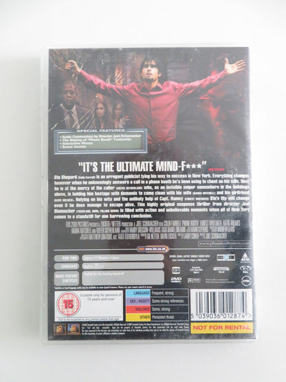 PHONE BOOTH (DVD) COLIN FARRELL FOREST WHITAKER 2002 REGION 2 Movie posters