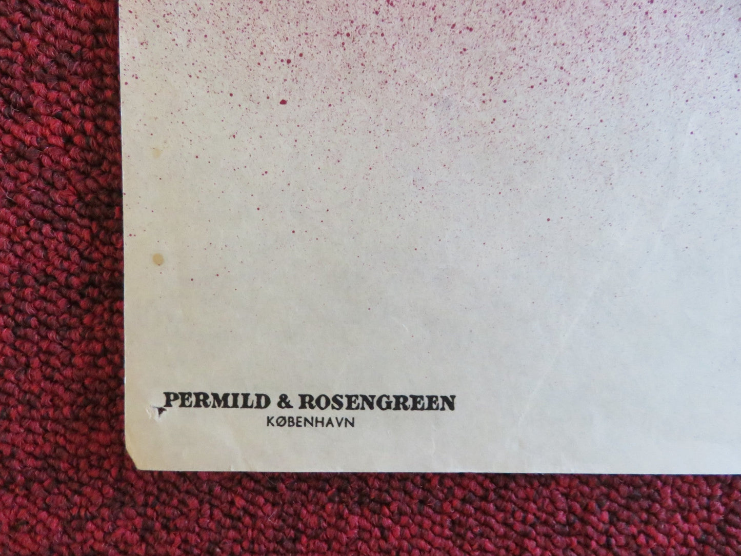 PHONE CALL FROM A STRANGER DANISH POSTER ROLLED SHELLEY WINTERS G. MERRILL 1953 Rendezvous Cinema Movie posters