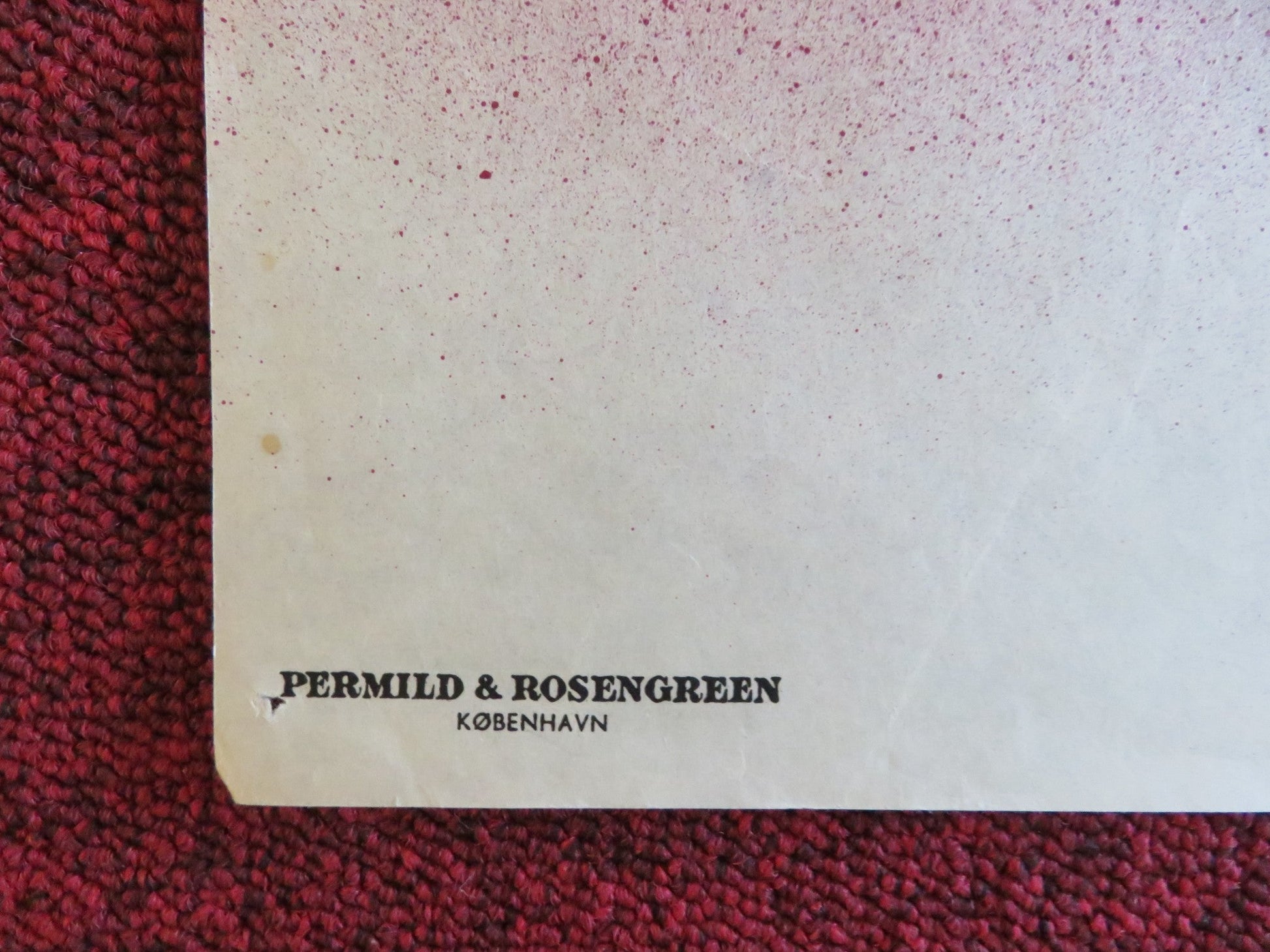 PHONE CALL FROM A STRANGER DANISH POSTER ROLLED SHELLEY WINTERS G. MERRILL 1953 Rendezvous Cinema Movie posters