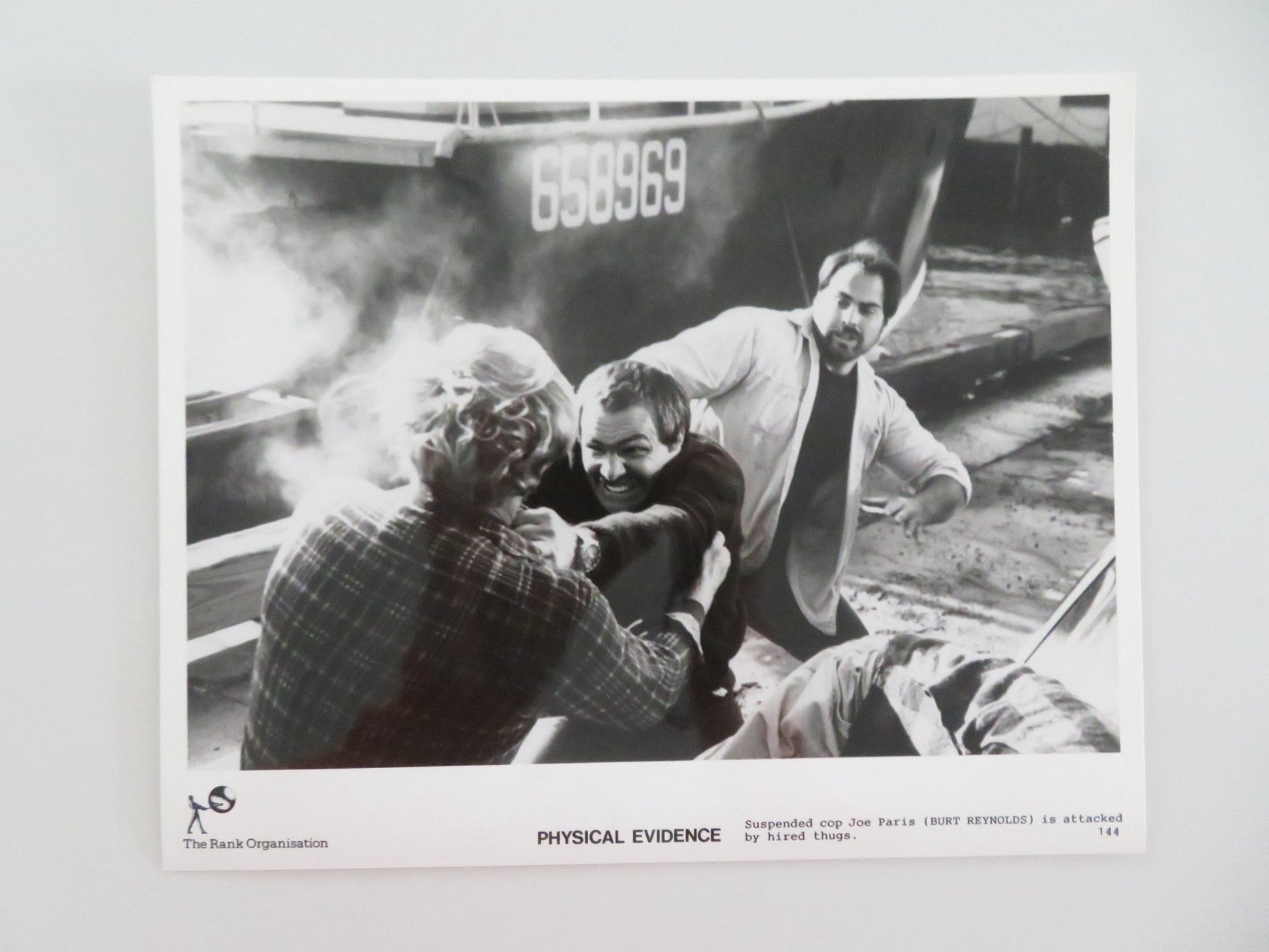 PHYSICAL EVIDENCE MOVIE STILL PHOTO LOT OF 7 BURT REYNOLDS THERESA RUSSELL 1989 Movie posters