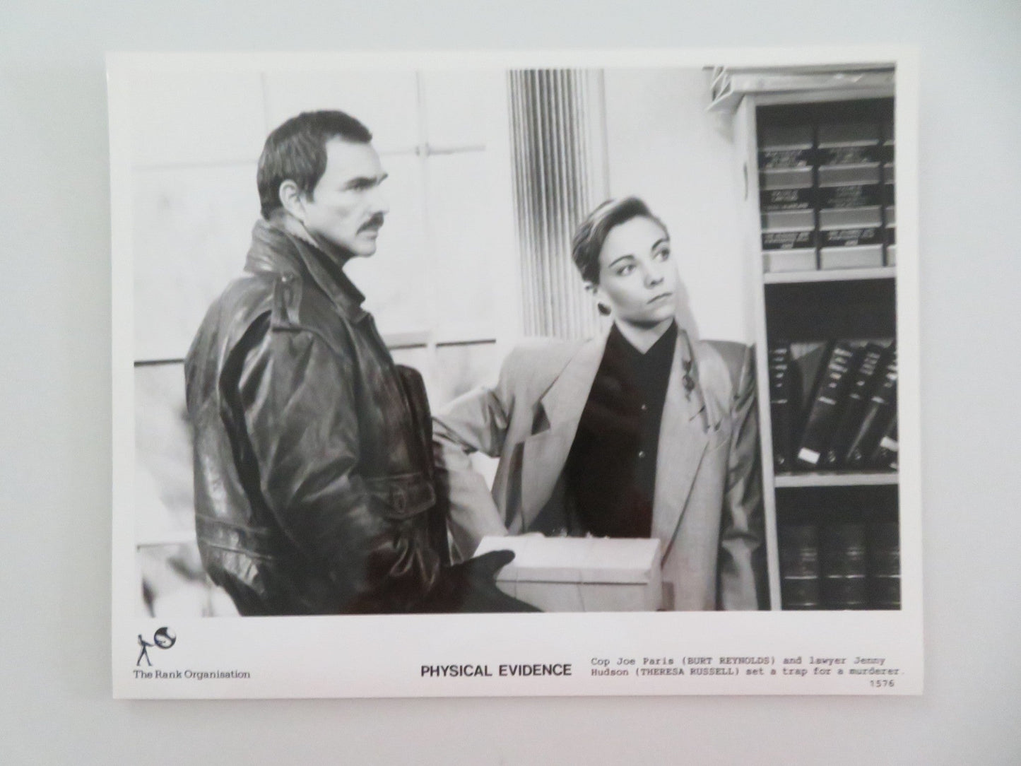 PHYSICAL EVIDENCE MOVIE STILL PHOTO LOT OF 7 BURT REYNOLDS THERESA RUSSELL 1989 Movie posters