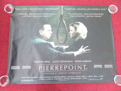 Pierrepoint: The Last Hangman UK Quad Rolled Poster Timothy Spall 2005 Movie posters