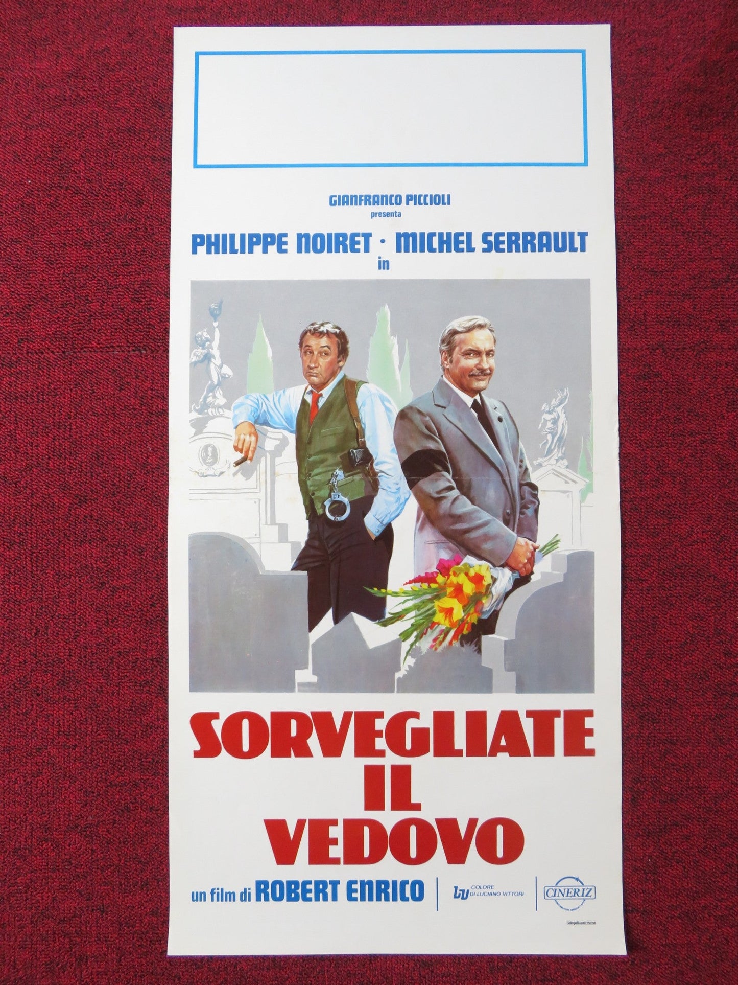 PILE OU FACE ITALIAN LOCANDINA POSTER PHILIPPE NOIRET MICHEL SERRAULT 1980 Rendezvous Cinema Movie posters