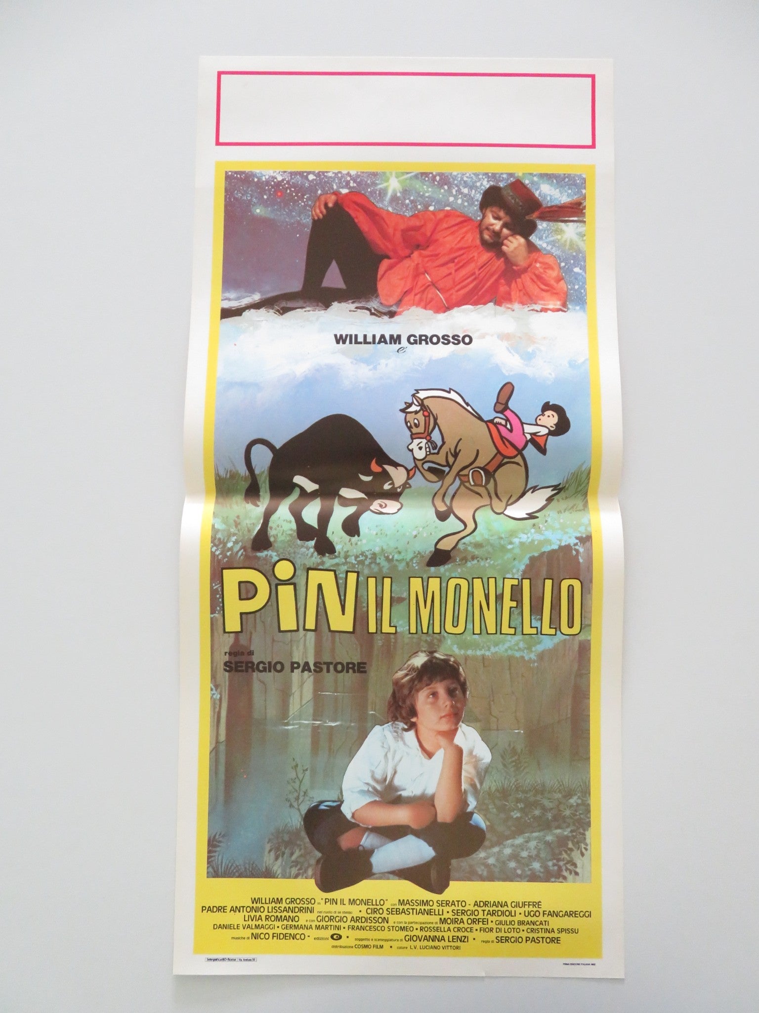 Pin Il Monello ITALIAN LOCANDINA POSTER William Grosso Massimo Serato 1982 Movie posters