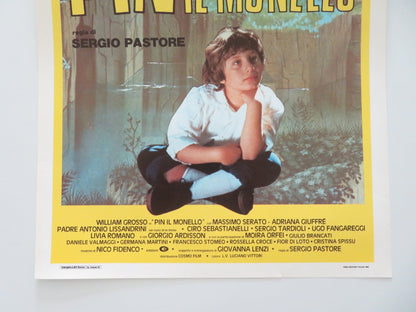 Pin Il Monello ITALIAN LOCANDINA POSTER William Grosso Massimo Serato 1982 Movie posters