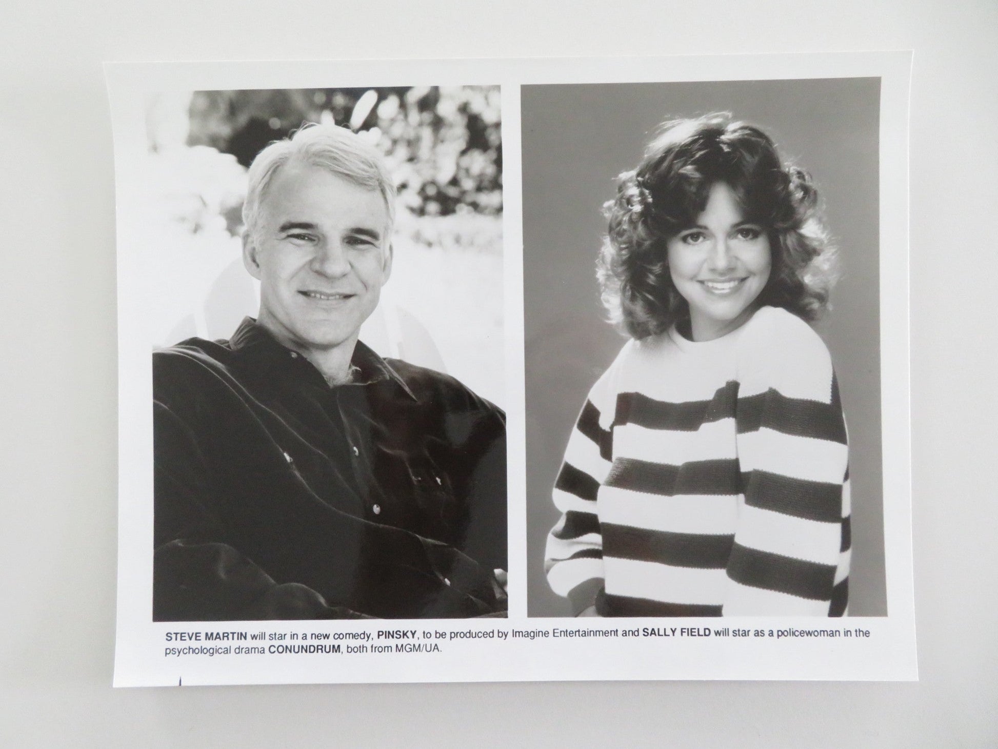 PINSKY / CONUNDRUM MOVIE STILL PHOTO STEVE MARTIN SALLY FIELD Movie posters