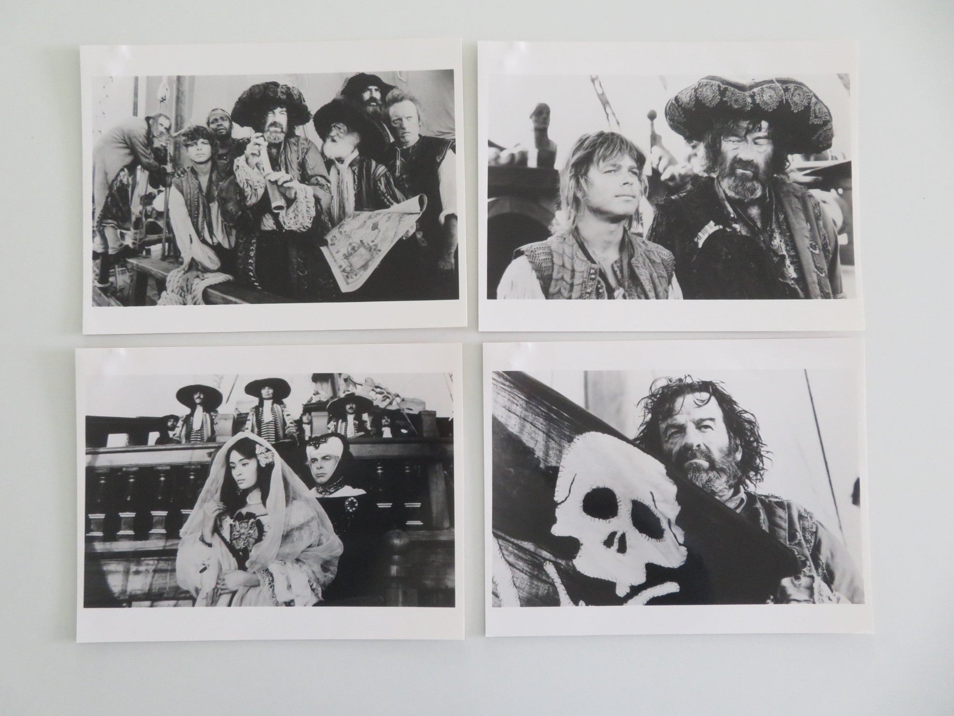Pirates - B Movie Still Photo Lot Of 4 Walter Matthau Cris Campion 1986 Movie posters