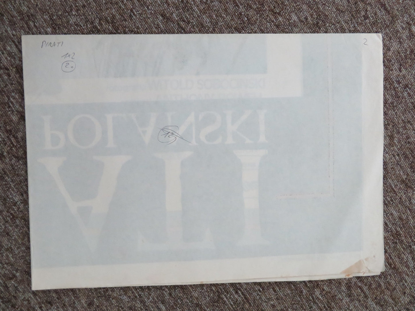 PIRATES ITALIAN 2 FOGLIO POSTER WALTER MATTHAU CRIS CAMPION 1986 Rendezvous Cinema Movie posters