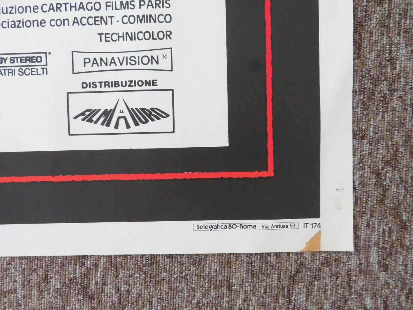 PIRATES ITALIAN 2 FOGLIO POSTER WALTER MATTHAU CRIS CAMPION 1986 Rendezvous Cinema Movie posters