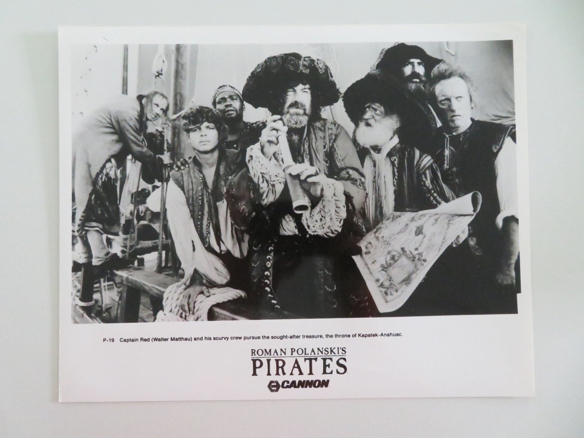PIRATES MOVIE STILL PHOTO LOT OF 7 CANNON WALTER MATTHAU CRIS CAMPION 1986 Movie posters