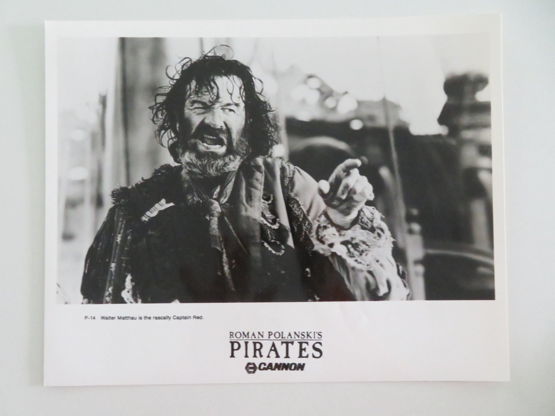 PIRATES MOVIE STILL PHOTO LOT OF 7 CANNON WALTER MATTHAU CRIS CAMPION 1986 Movie posters