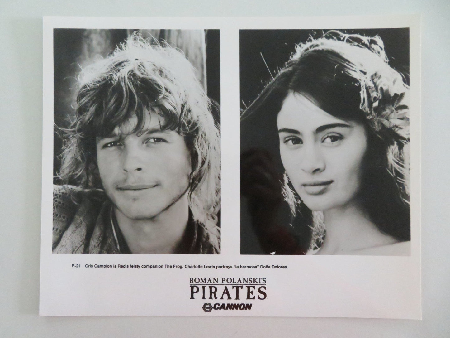 PIRATES MOVIE STILL PHOTO LOT OF 7 CANNON WALTER MATTHAU CRIS CAMPION 1986 Movie posters