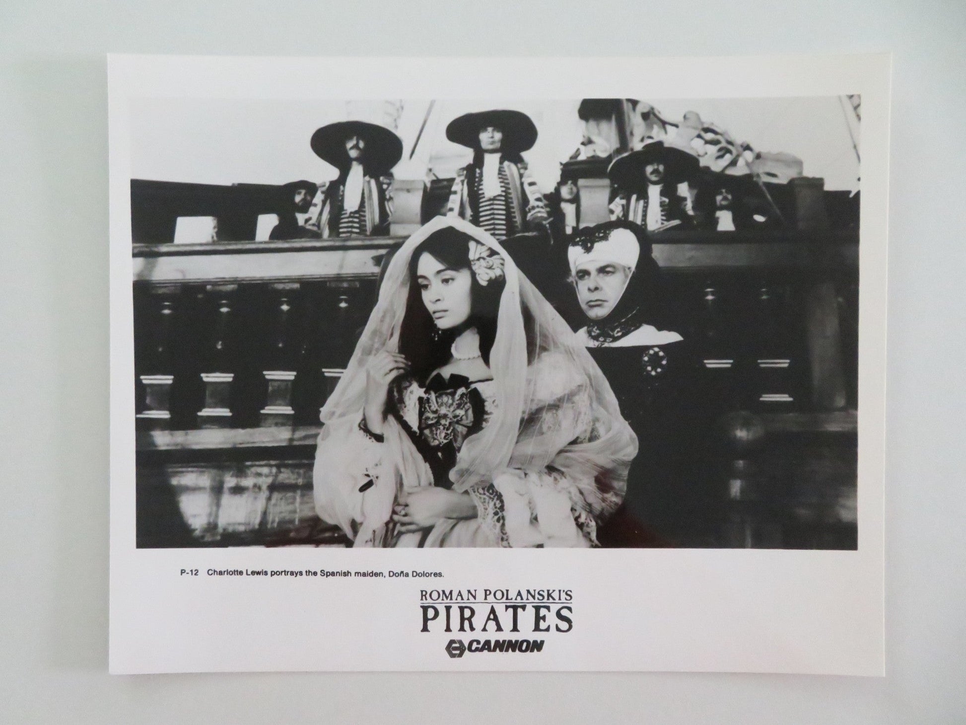 PIRATES MOVIE STILL PHOTO LOT OF 7 CANNON WALTER MATTHAU CRIS CAMPION 1986 Movie posters