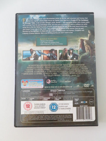 PIRATES OF THE CARIBBEAN: ON STRANGER TIDES (DVD) DISNEY J. DEPP 2011 REGION 2 Movie posters