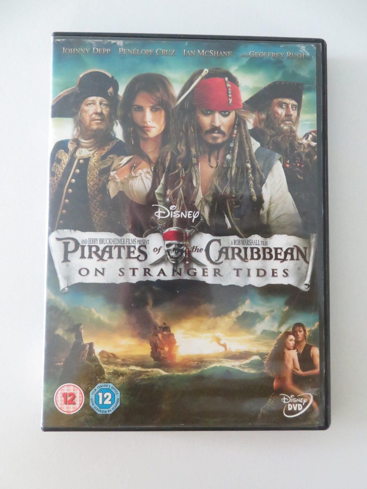 PIRATES OF THE CARIBBEAN: ON STRANGER TIDES (DVD) DISNEY J. DEPP 2011 REGION 2 Movie posters