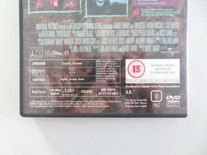 PITCH BLACK (DVD) VIN DIESEL RADHA MITCHELL 2000 REGION 2 Movie posters