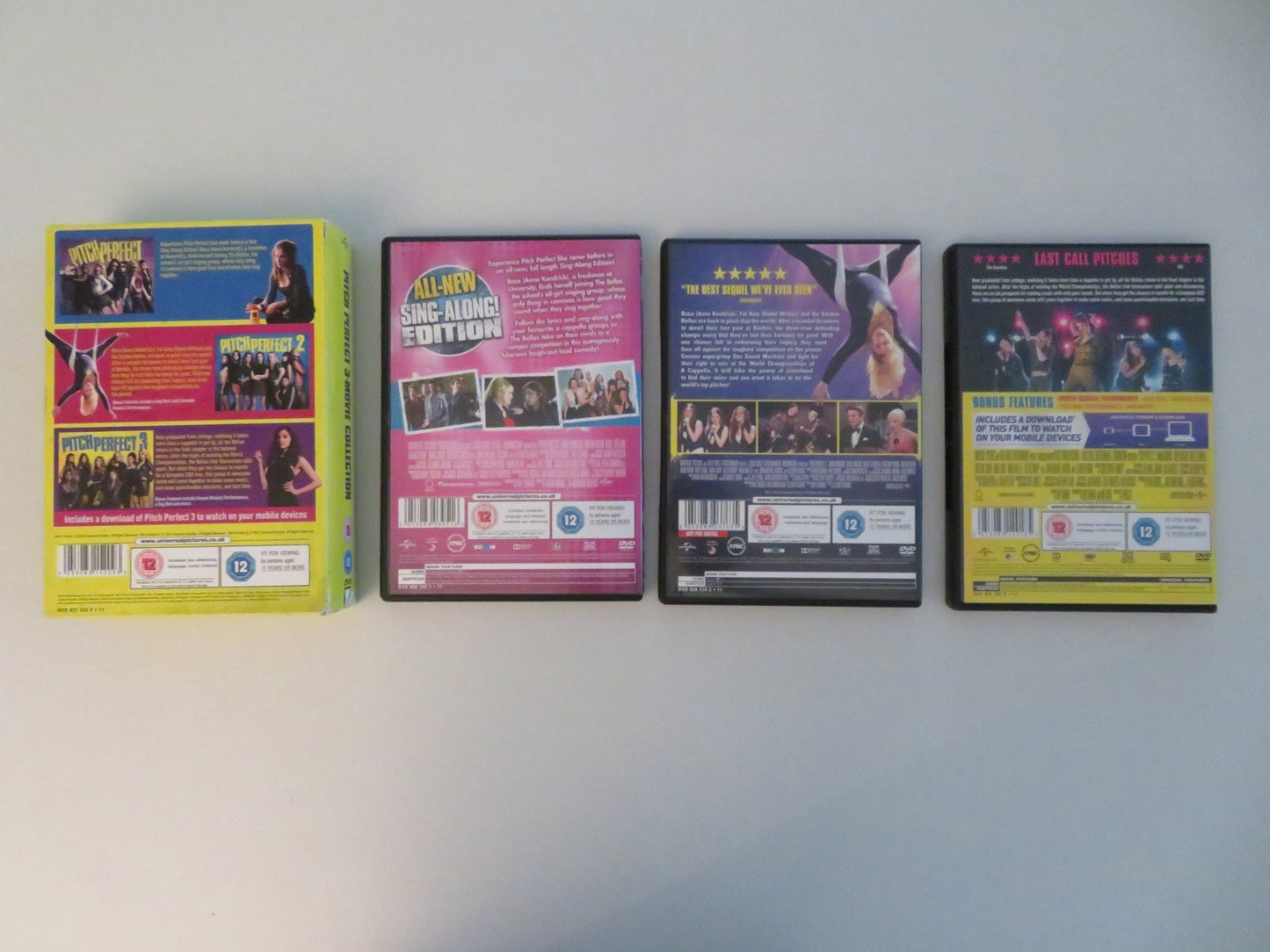 PITCH PERFECT 3 - MOVIE COLLECTION (DVD BOXSET) A. KENDRICK R. WILSON REGION 2, 4 Movie posters