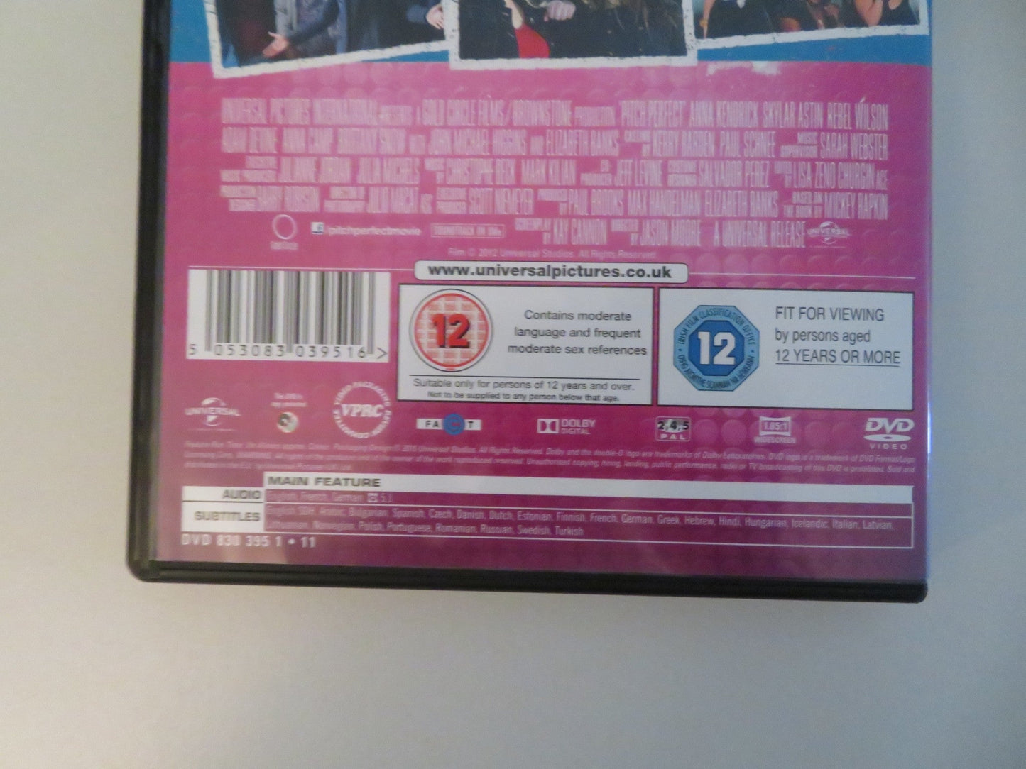 PITCH PERFECT 3 - MOVIE COLLECTION (DVD BOXSET) A. KENDRICK R. WILSON REGION 2, 4 Movie posters