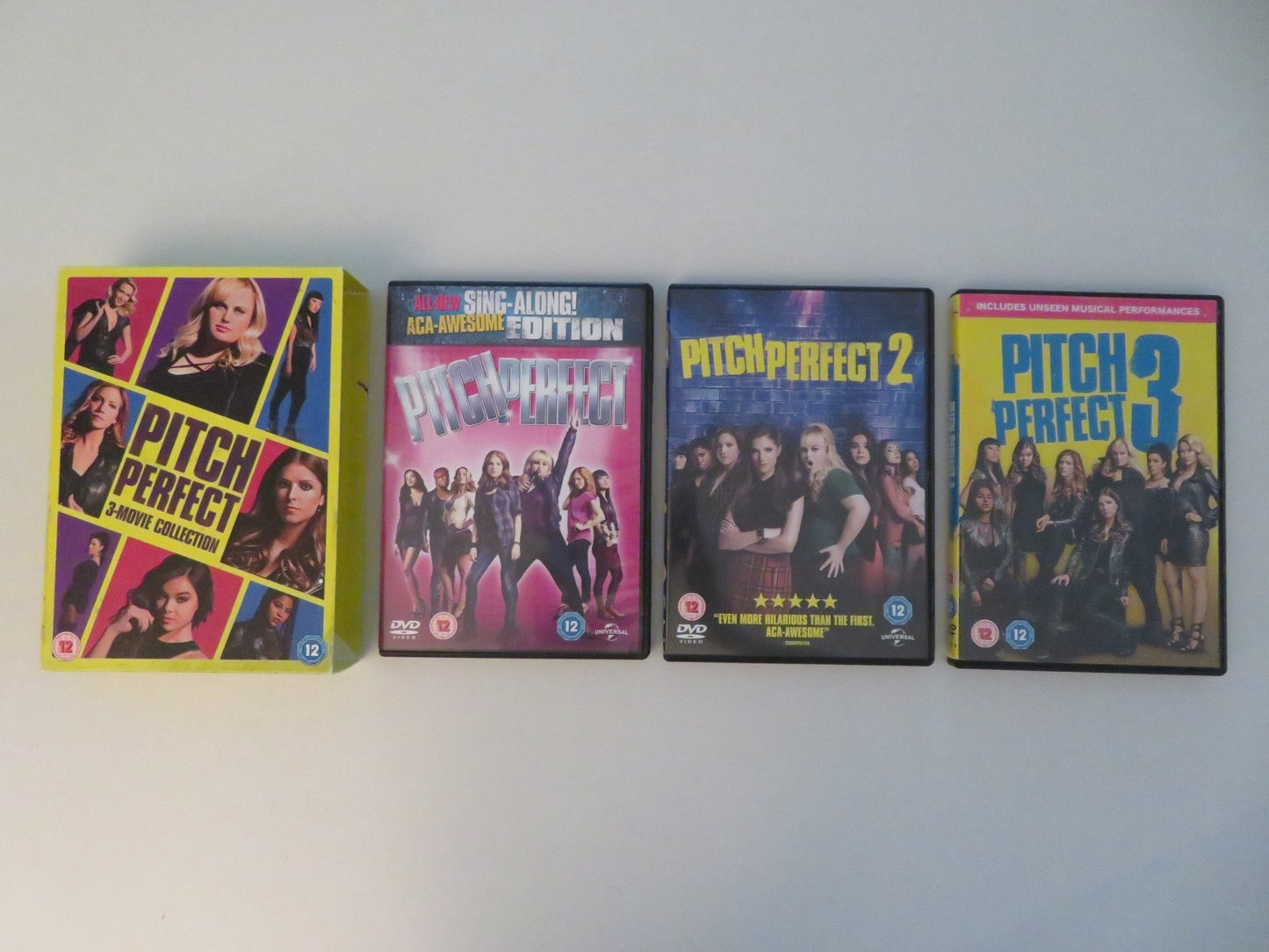PITCH PERFECT 3 - MOVIE COLLECTION (DVD BOXSET) A. KENDRICK R. WILSON REGION 2, 4 Movie posters