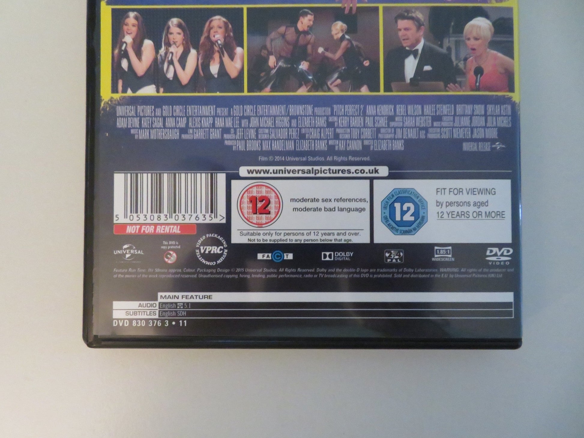 PITCH PERFECT 3 - MOVIE COLLECTION (DVD BOXSET) A. KENDRICK R. WILSON REGION 2, 4 Movie posters