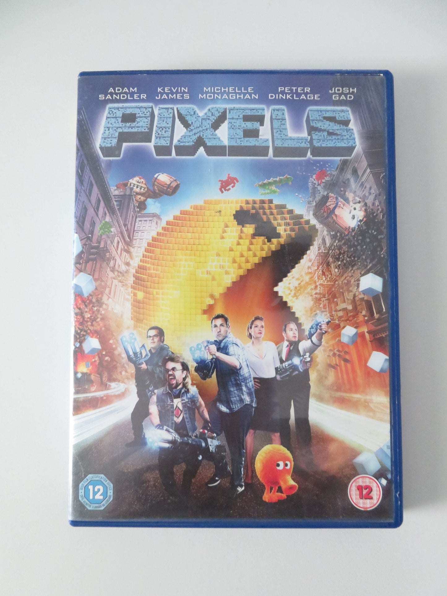 Pixels (DVD) Adam Sandler Peter Dinklage 2015 Region 2 Movie posters