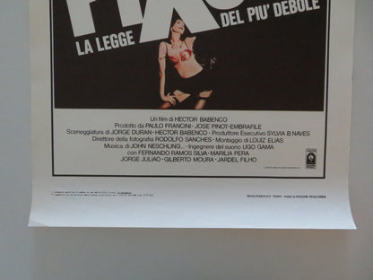 PIXOTE ITALIAN LOCANDINA POSTER FERNANDO RAMOS DA SILVA 1983 Movie posters