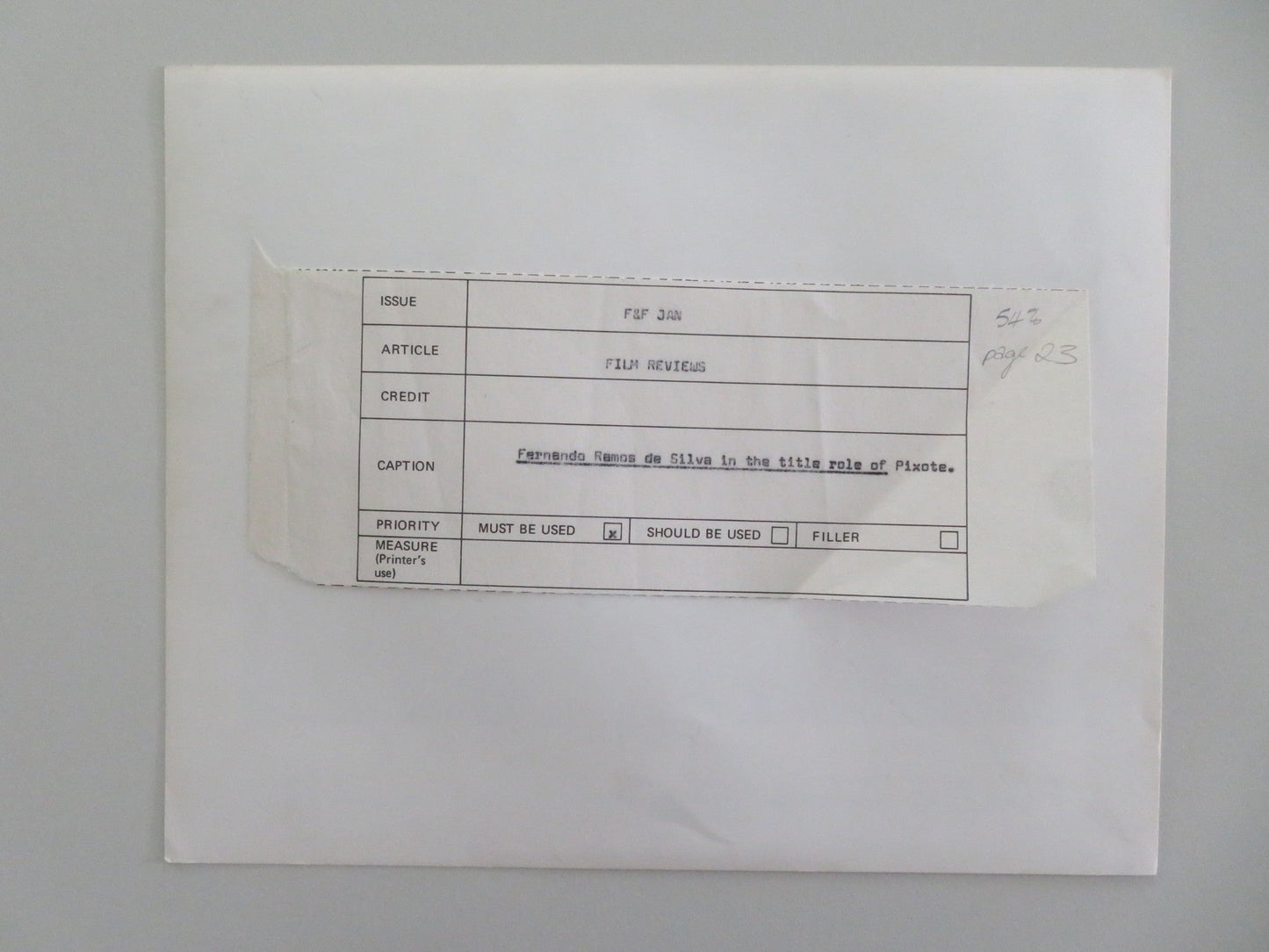 PIXOTE MOVIE STILL PHOTO FERNANDO RAMOS DA SILVA MARILIA PERA 1980 Movie posters