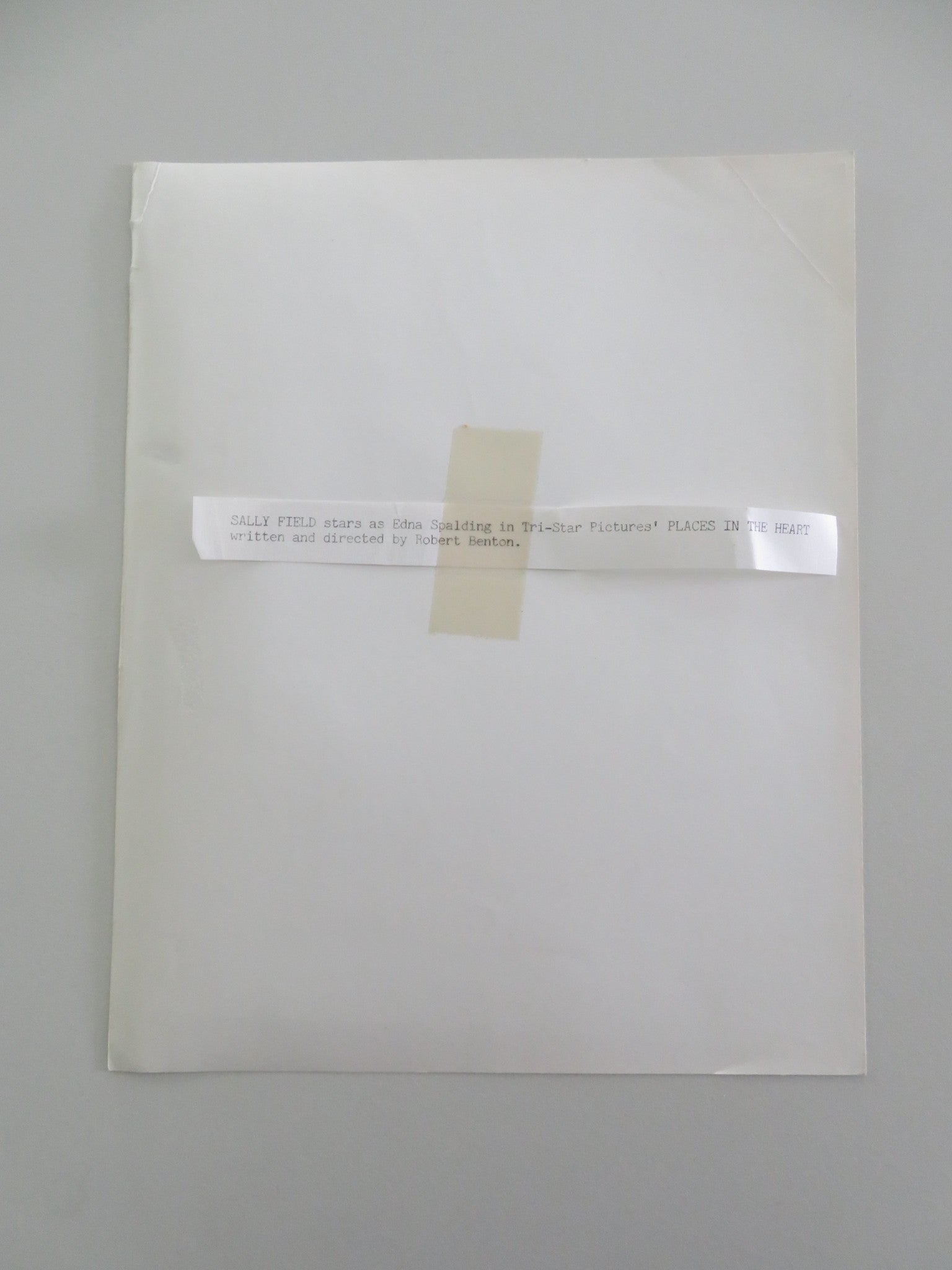 PLACES IN THE HEART MOVIE STILL PHOTO SALLY FIELD ED HARRIS 1984 Movie posters