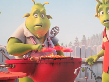 PLANET 51 - B US ONE SHEET ROLLED POSTER DWAYNE JOHNSON JESSICA BIEL 2009 Movie posters