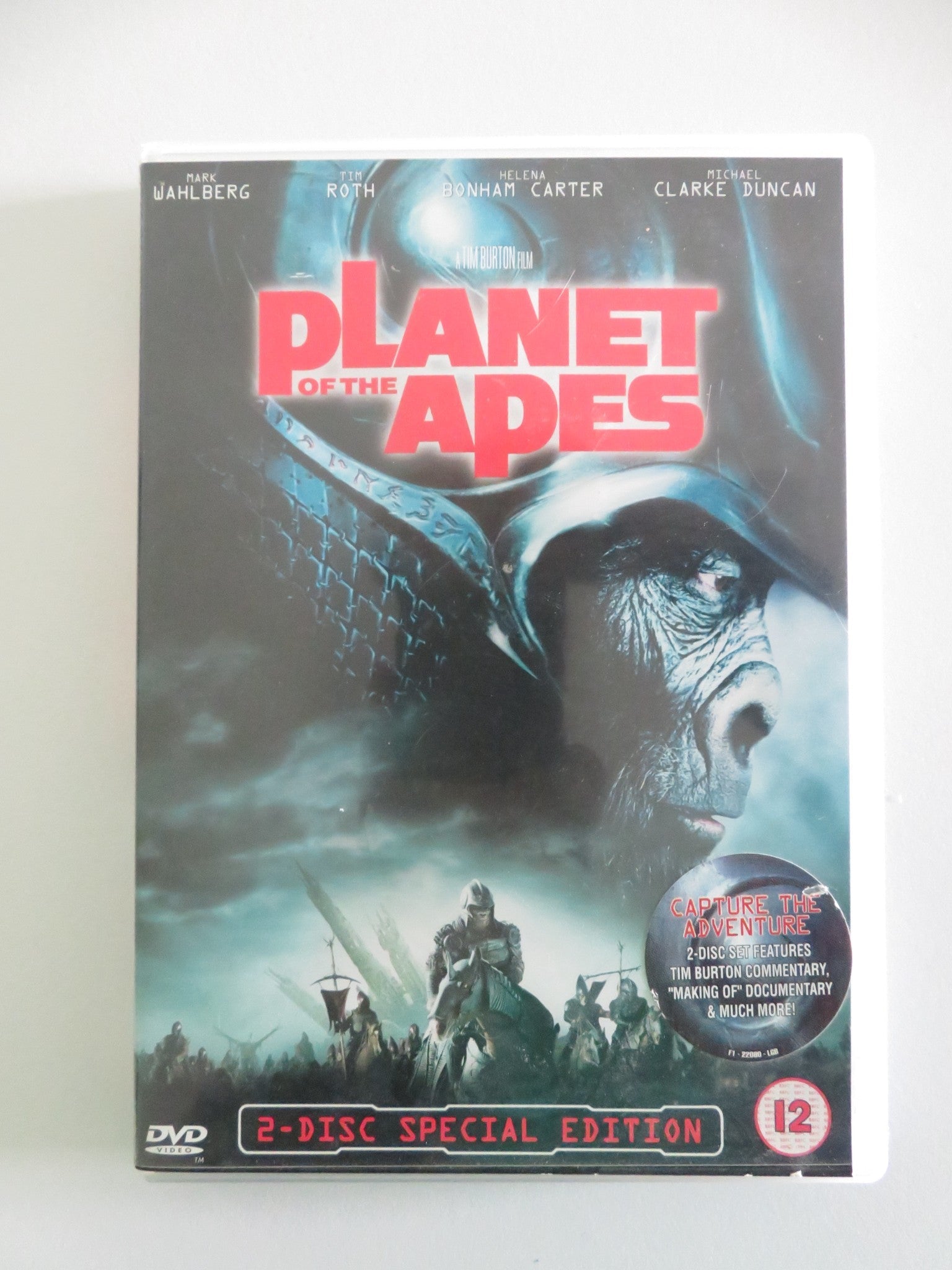 PLANET OF THE APES - 2 DISC SPECIAL EDITION (DVD) MARK WAHLBERG 2001 REGION 2 Movie posters
