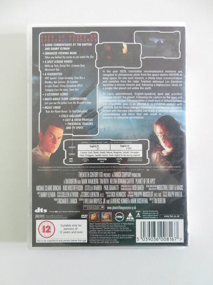 PLANET OF THE APES - 2 DISC SPECIAL EDITION (DVD) MARK WAHLBERG 2001 REGION 2 Movie posters