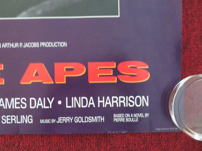 PLANET OF THE APES COMMERCIAL POSTER ROLLED CHARLTON HESTON RODDY MCDOWALL 1980s Movie posters