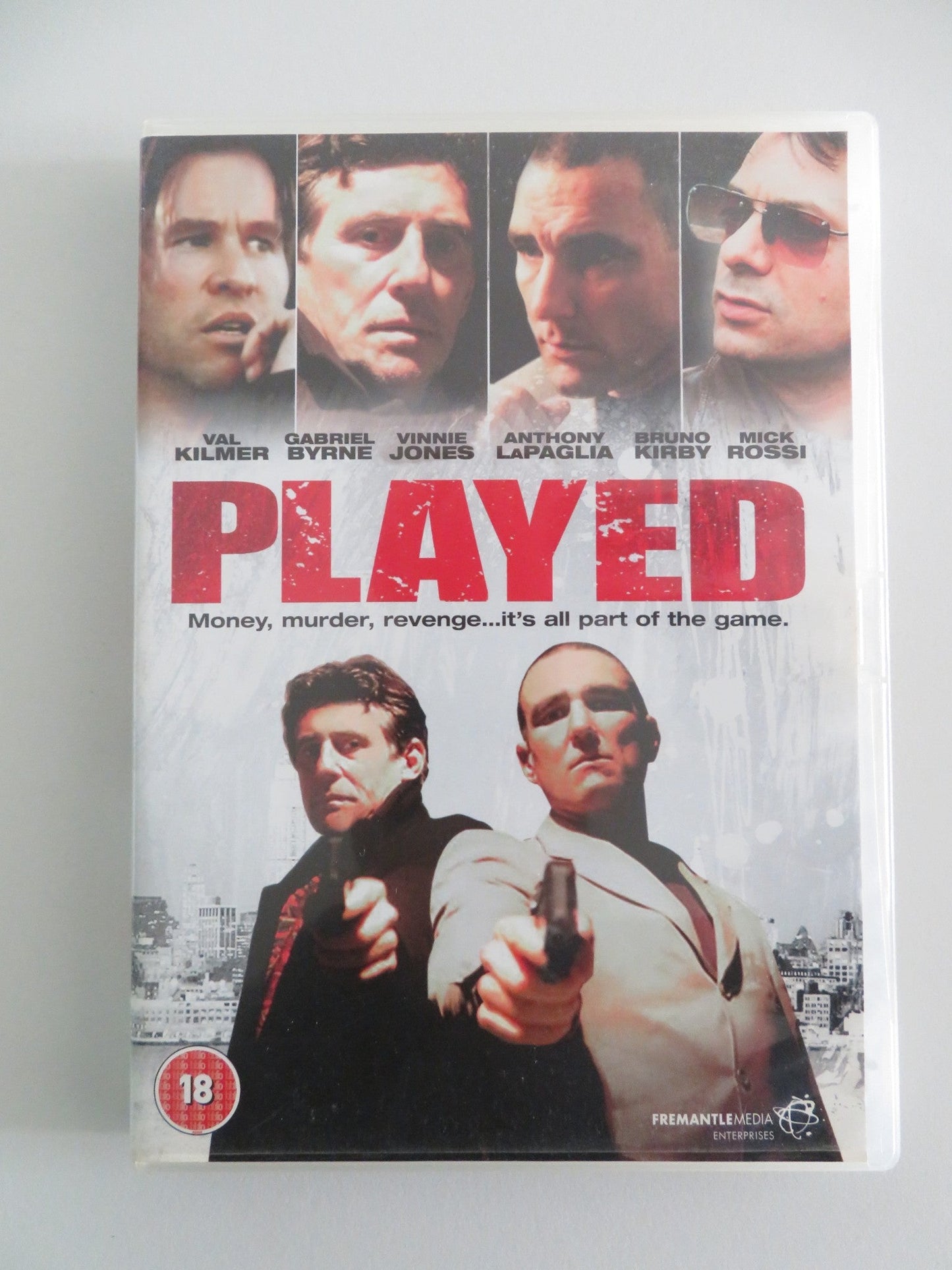 PLAYED (DVD) VAL KILMER GABRIEL BYRNE 2006 REGION 0 Movie posters