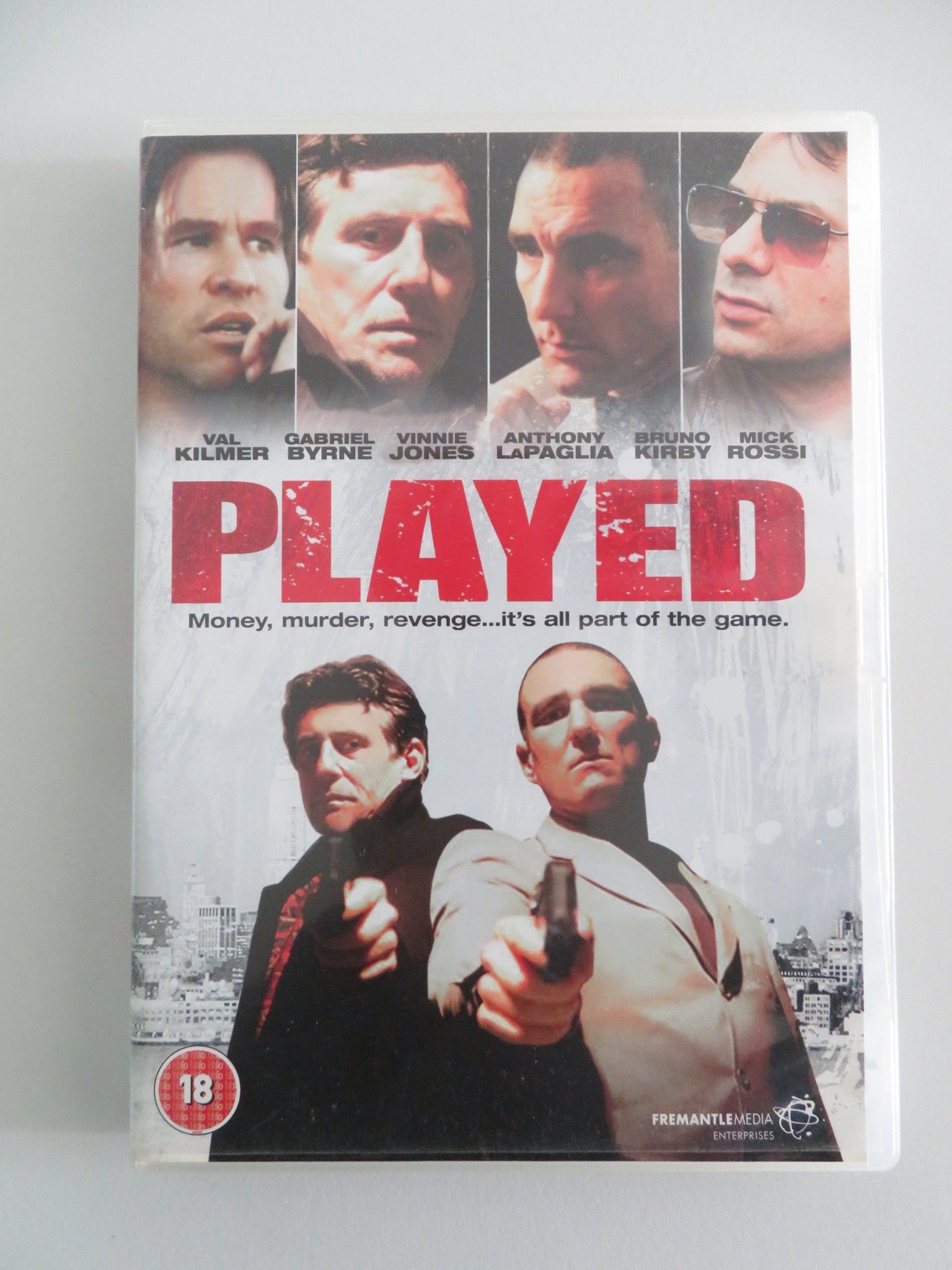 PLAYED (DVD) VAL KILMER GABRIEL BYRNE 2006 REGION 0 Movie posters