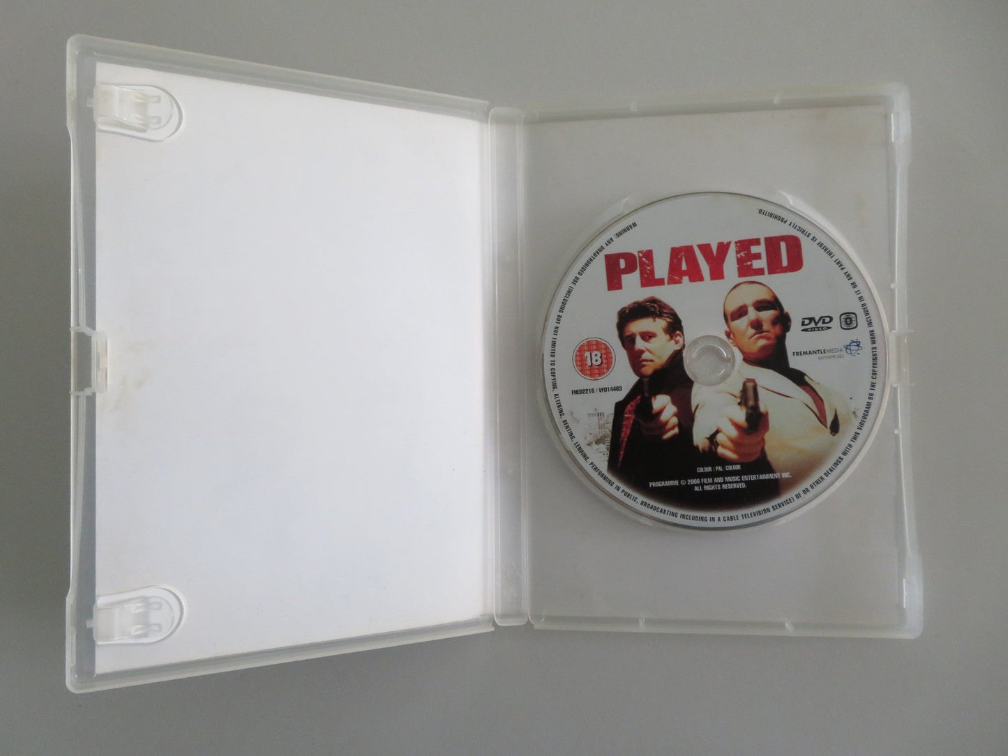 PLAYED (DVD) VAL KILMER GABRIEL BYRNE 2006 REGION 0 Movie posters