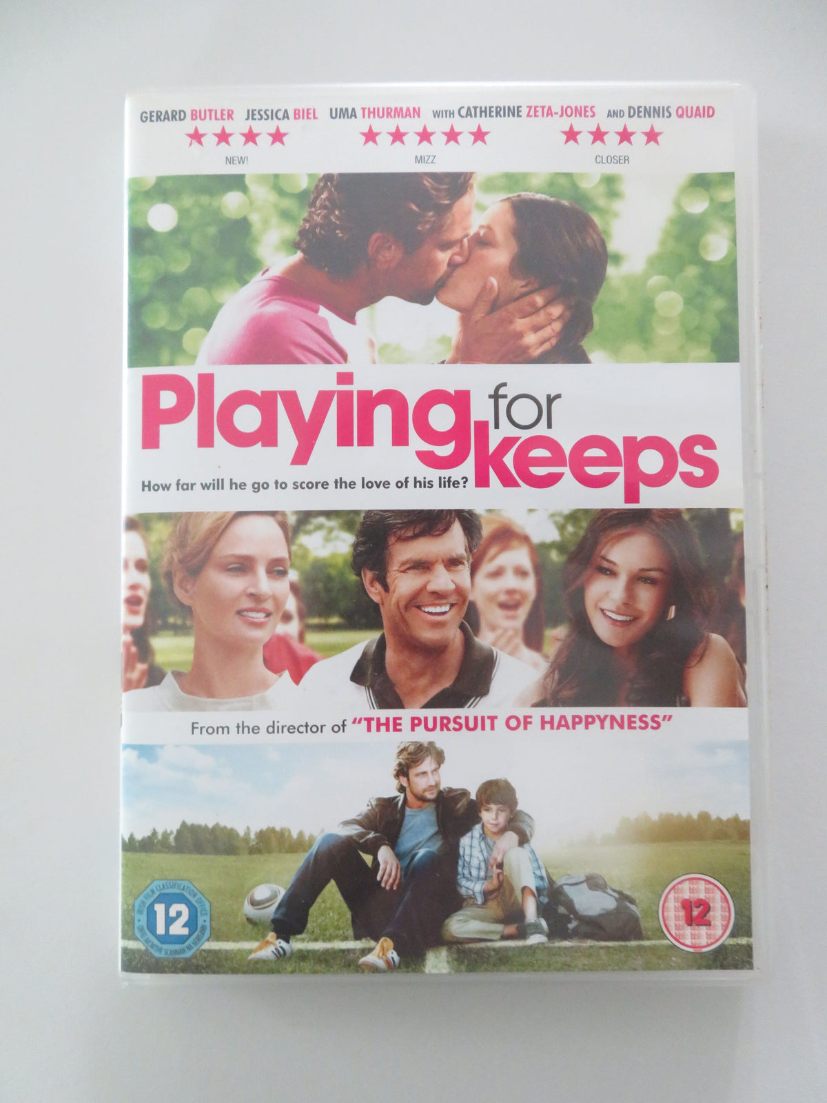 Playing for Keeps (DVD) Gerard Butler Jessica Biel 2012 Region 2 Movie posters